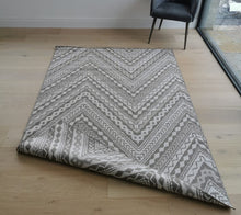 Load image into Gallery viewer, Natural Herringbone Reversible Indoor Outdoor Rug - Capri