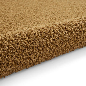 Gold Polyester Washable Shaggy Rug -  Bali