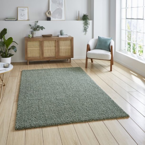 Sage 2.5cm Deep Washable Shaggy Rug -  Bali