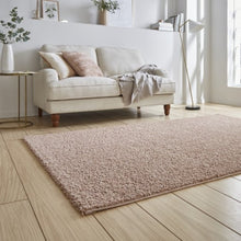 Load image into Gallery viewer, Rose Pink Washable 2.5cm Deep Shaggy Rug -  Bali