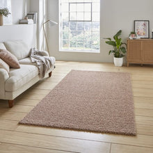 Load image into Gallery viewer, Rose Pink Washable 2.5cm Deep Shaggy Rug -  Bali