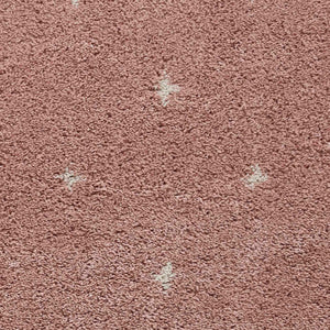 Rose Soft Speckled Shaggy Bedroom Rug -  Boho