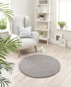 Ghost Grey Washable & Non Slip Shaggy Rug - My Rug