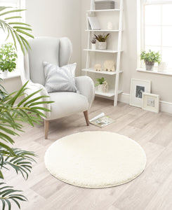 Ivory Washable & Hypoallergenic Shaggy Rug - My Rug