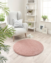 Load image into Gallery viewer, Pink Washable &amp; Hypoallergenic Shaggy Rug - My Rug