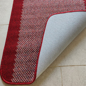 Red Non Slip And Washable Kitchen and Hall Mats - Barrier