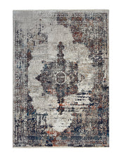 Load image into Gallery viewer, Multicoloured Distressed Mandala Area Rug - Cairo