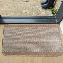 Load image into Gallery viewer, Brown Bordered Non Slip And Washable Kitchen Mats - Barrier