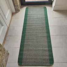 Load image into Gallery viewer, Emerald Green Bordered Non Slip And Washable Kitchen Mats - Barrier