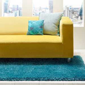 Luxury Dark Teal 45mm Shaggy Rug - Chicago