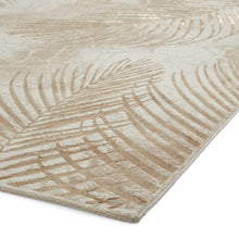Load image into Gallery viewer, Beige and Bronze Ribbed Art Deco Area Rug - Creation