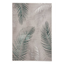 Load image into Gallery viewer, Grey and Green Ribbed Leaf Area Rug - Creation