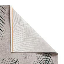 Load image into Gallery viewer, Grey and Green Ribbed Leaf Area Rug - Creation