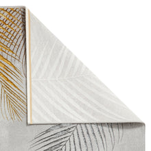 Load image into Gallery viewer, Grey and Multi Ribbed Leaf Area Rug - Creation