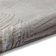 Load image into Gallery viewer, Grey and Multi Ribbed Leaf Area Rug - Creation