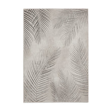 Load image into Gallery viewer, Grey and Silver Ribbed Leaf Area Rug - Creation