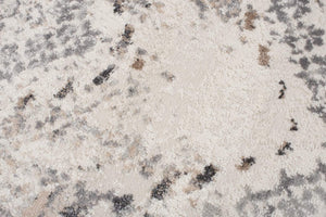 Grey Flecked Aztec Designer Area Rug - Dorsey