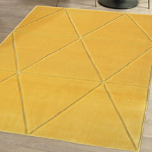 Load image into Gallery viewer, Yellow Soft Carved Living Room Rug - Mora