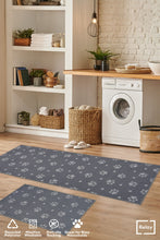 Load image into Gallery viewer, Dog Paw Prints Runner &amp; Doormat Set - Deco