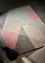 Load image into Gallery viewer, Pastel Carved Geometric Area Rug - Trio