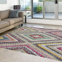 Load image into Gallery viewer, Colourful Geometric Eye Catching Living Room Rug - Perth