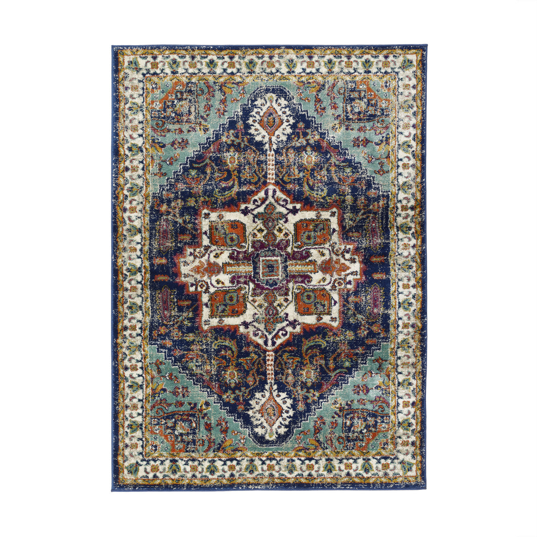 Emerald Green Traditional Living Room Rug -  Granada