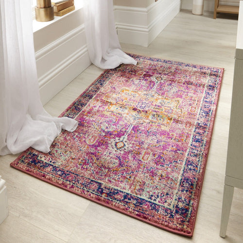 Ruby Red Luxurious Traditional Rug -  Granada