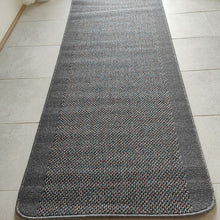 Load image into Gallery viewer, Grey Bordered Non Slip And Washable Kitchen Mats - Barrier