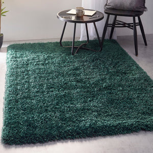 Forest Green 45mm Shaggy Rug - Chicago