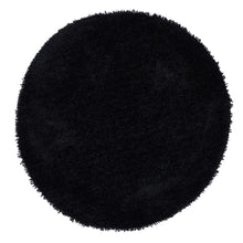 Load image into Gallery viewer, Sumptuous Black 45mm Deep Shaggy Rug - Chicago