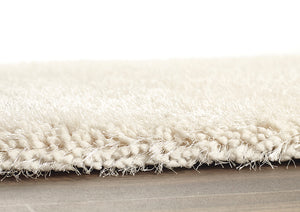 Sumptuous Cream 45mm Deep Shaggy Rug - Chicago