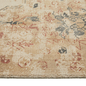 Natural Warm Tribal Living Room Rug - Trio