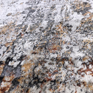 Grey Ombre Abstract Living Room Rug - Tuscana