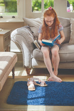 Load image into Gallery viewer, Midnight Blue Washable &amp; Non Slip Shaggy Rug - My Rug