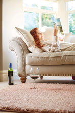 Load image into Gallery viewer, Pink Washable &amp; Hypoallergenic Shaggy Rug - My Rug