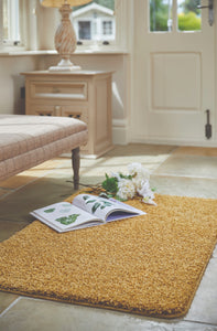 Ochre Washable & Hypoallergenic Shaggy Rug - My Rug