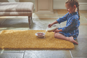 Ochre Washable & Hypoallergenic Shaggy Rug - My Rug