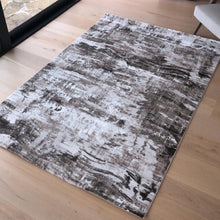Load image into Gallery viewer, Camel Abstract Flatweave Living Room Rug - Tuscana