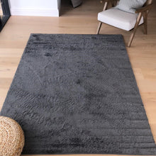 Load image into Gallery viewer, Anthracite Grey 40mm Shaggy Rug - Oslo