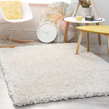 Load image into Gallery viewer, Cream Luxurious Microfibre 4cm Shaggy Rug - Portland