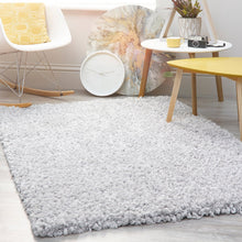 Load image into Gallery viewer, Grey Sumptuous Microfibre 4cm Shaggy Rug - Portland