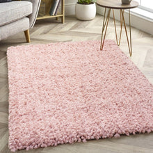 Load image into Gallery viewer, Pink Luxurious Microfibre 4cm Shaggy Rug - Portland