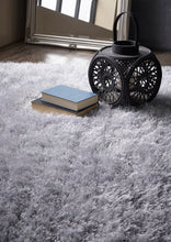 Load image into Gallery viewer, Luxurious Silver 6cm Microfibre Shaggy Rug - Ritzy