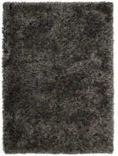 Load image into Gallery viewer, Charcoal 6cm Deep Microfibre Shaggy Rug - Ritzy