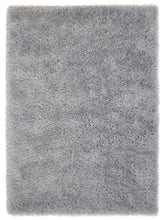 Load image into Gallery viewer, Luxurious Silver 6cm Microfibre Shaggy Rug - Ritzy