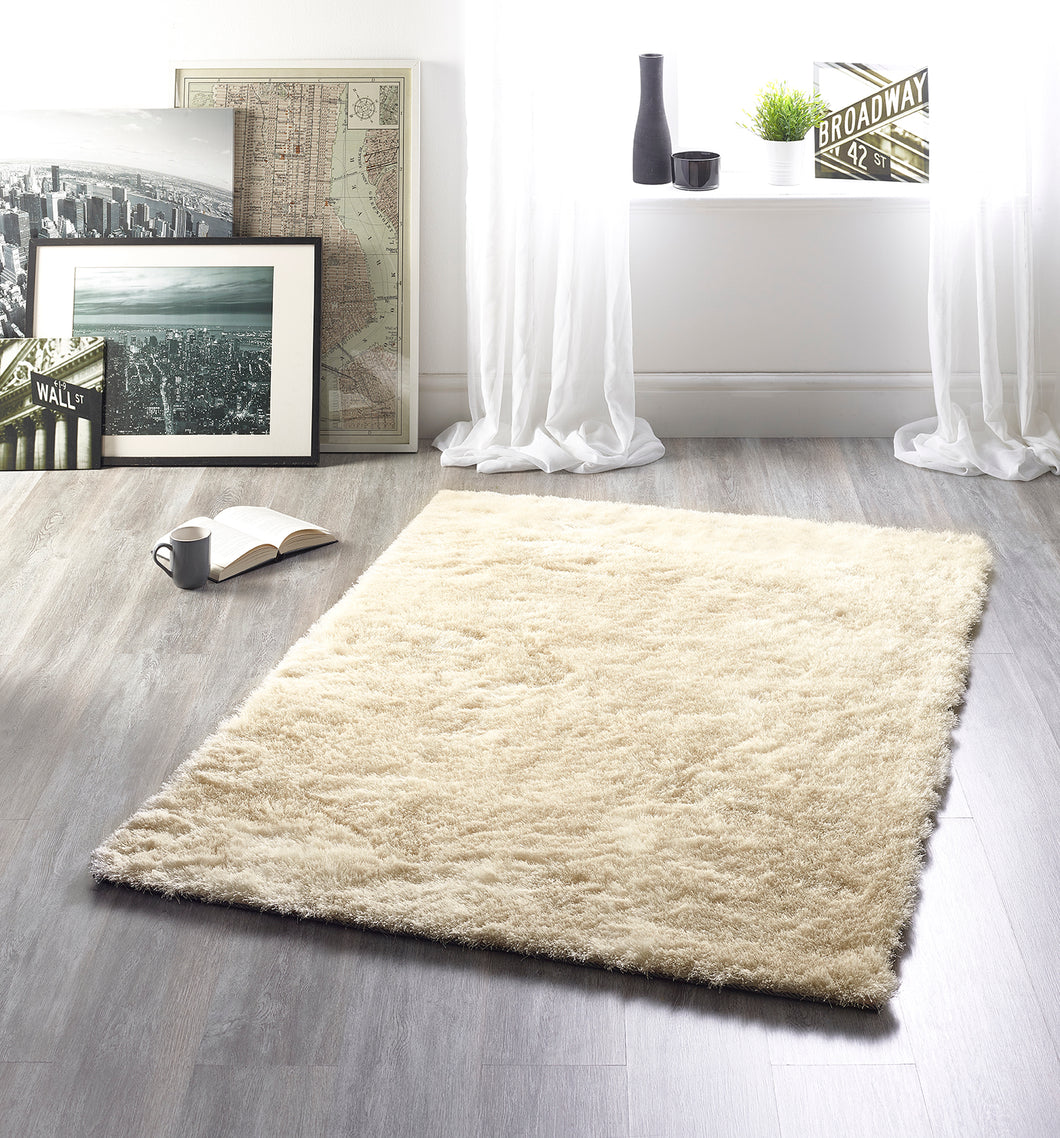 Deep Champagne 4.5cm Shaggy Rug - Shimmer