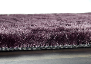 Mauve 4.5cm Shaggy Rug - Shimmer