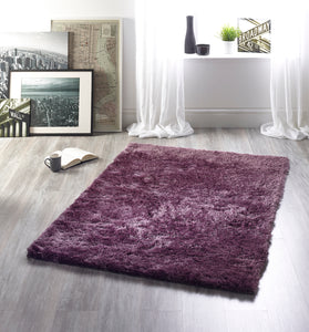 Mauve 4.5cm Shaggy Rug - Shimmer