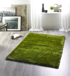 Forest Green 4.5cm Shaggy Rug - Shimmer