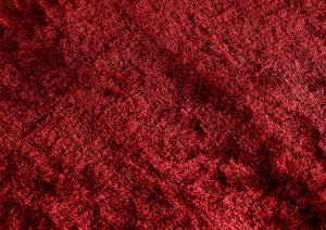 Red Cosy 4.5cm Shaggy Rug - Shimmer